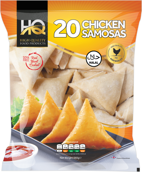 20 Chicken Samosas Hq Halal Foods Birmingham